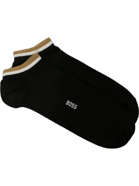 BOSS BLACK Zokni 2P AS Uni stripe CC fekete