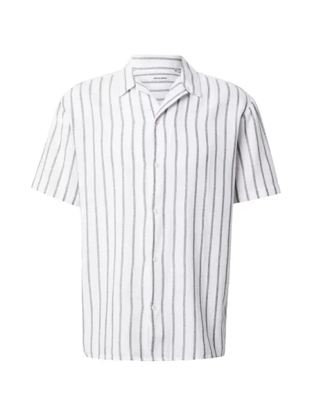 JACK & JONES Košile JJELIAM šedá bílá
