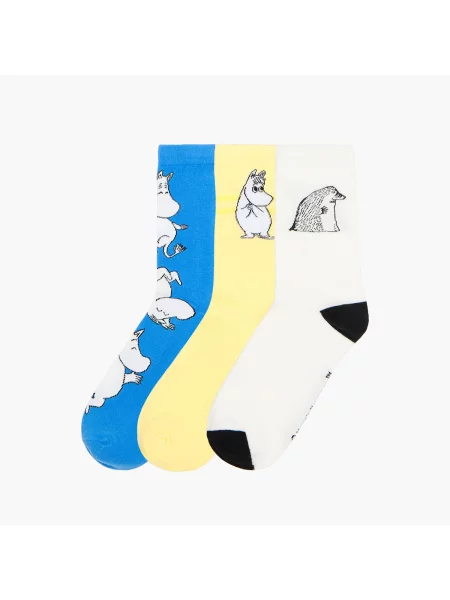 Cropp Шкарпетки 3 пари The Moomins різнобарвний