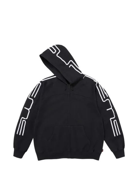 Hanorac cu glugă Supreme negru
