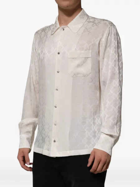 Lung cămașă Dolce & Gabbana cu autograf