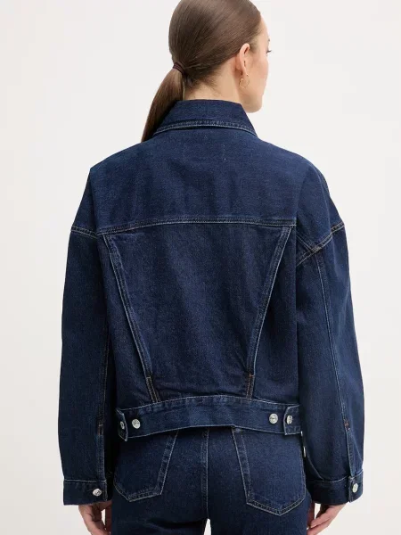 Calvin Klein Jeans kurtka jeansowa granatowa