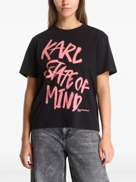 Tričko Karl Lagerfeld Jeans čierna