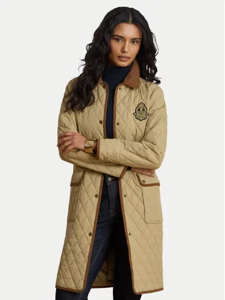 Bunda pro přechodné období LAUREN RALPH LAUREN béžová
