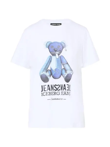 Tricou Iceberg cu imagine alb
