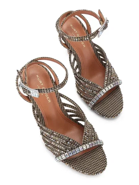 Kurt Geiger London босоніжки на високих Crystal Strappy Sandal