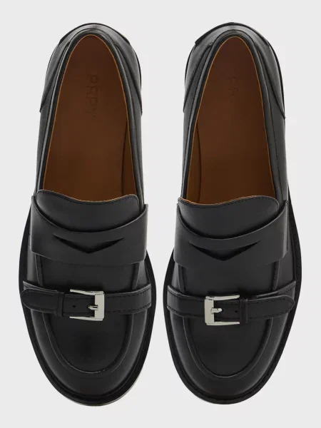 Кожаные лоферы Prpy черные