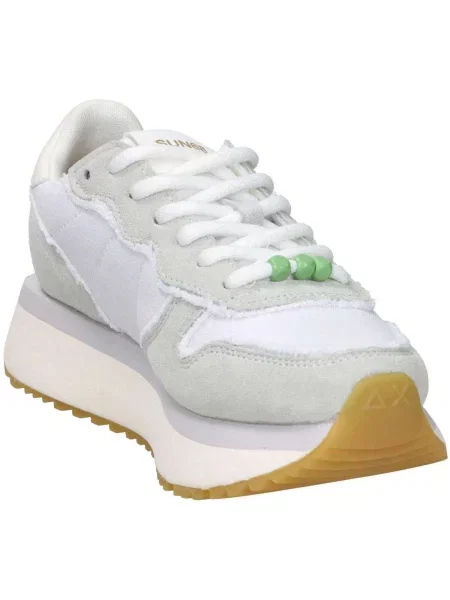 Pantofi Sun68 alb