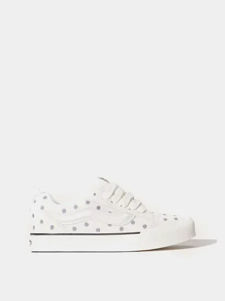 Кеди низькі Vans KNU SKOOL замша/текстиль білий