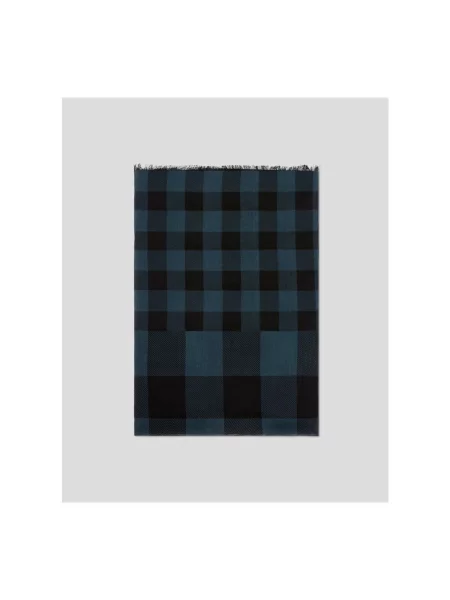 Fular Woolrich albastru