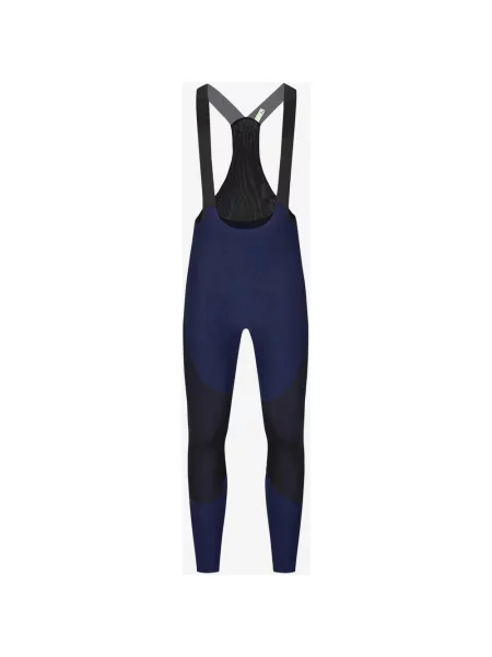 Spodnie rowerowe Adventure Winter niebieski L czarny