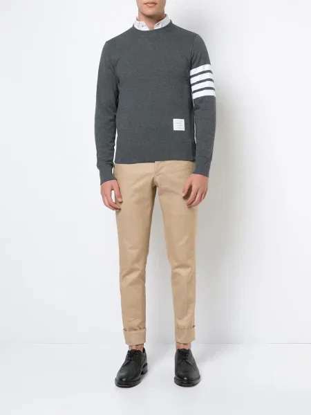 Mikina Thom Browne jersey šedá