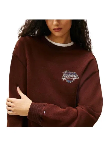 Geacă Tommy Jeans maro