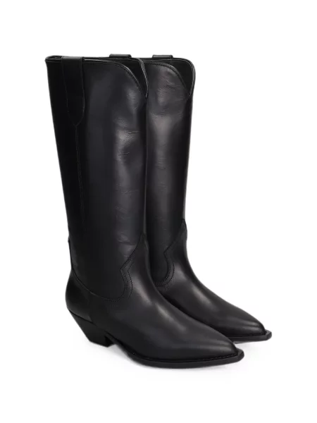 Botine Via Roma 15 din piele negru