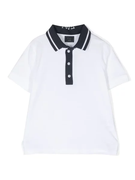 Polo marškinėliai Fay balta