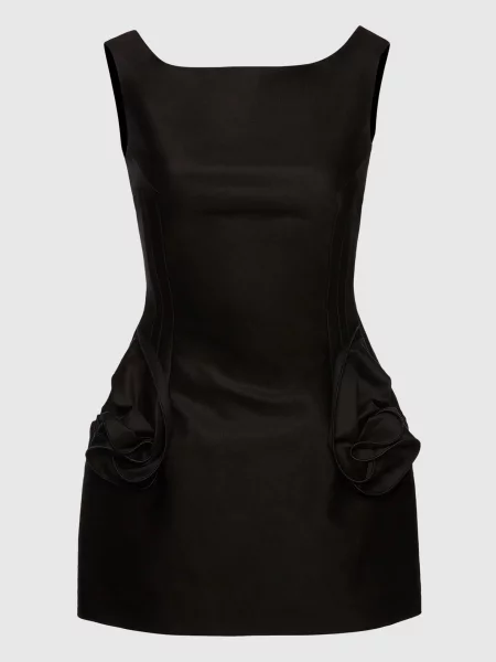 Сукня міні з аплікацією Magda Butrym чорна