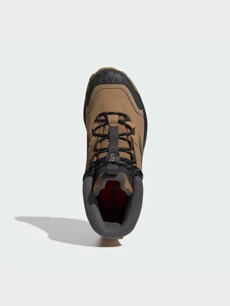 Кожаные ботинки Adidas коричневые