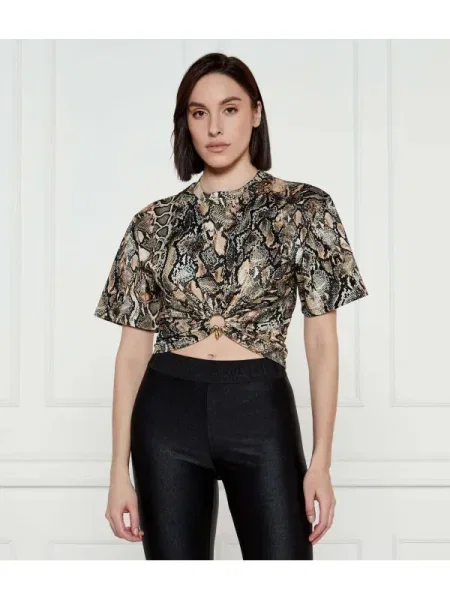 Just Cavalli Póló Regular Fit barna