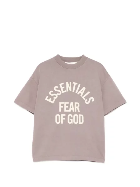 Koszulka dziecięca Fear Of God Essentials fioletowa