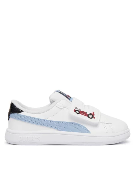 Puma Снікерcи Puma Smash Racing Crew V 01 білий