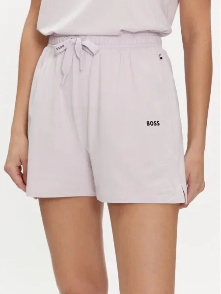 Boss Pantaloni scurți pijama violet