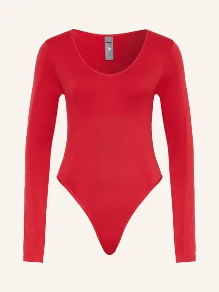 Adidas By Stella Mccartney Body Adidas By Stella Mccartney Seamless Yoga červená černá