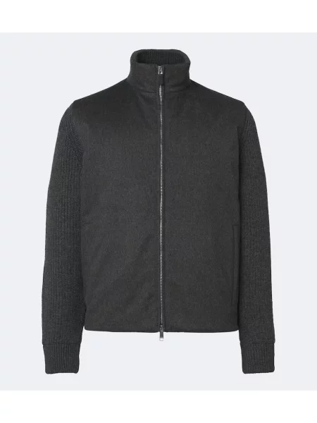 Cardigan Zegna din cașmir gri