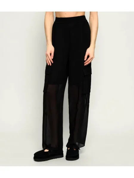 Pinko Pantaloni GEORGETTE negru