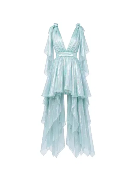 Rochie mini Monarh asimetrică albastru