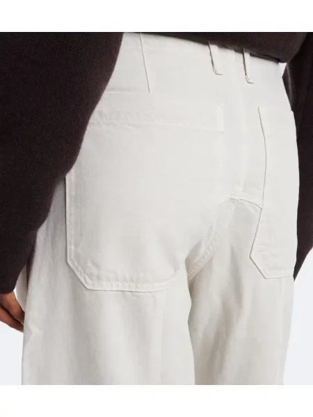 Pantaloni cargo Agolde alb