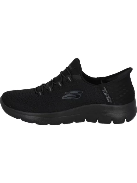 SKECHERS Slip-on obuv Summits Diamond Dream tmavosivá čierna