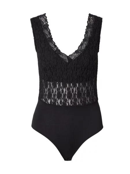 ABOUT YOU Tricou body Ilse' negru