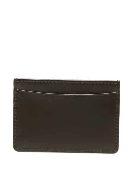 Portofel A.p.c. din piele cu imagine maro