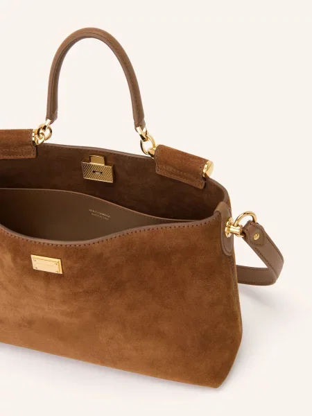 Dolce & Gabbana Kabelka Vittoria / zlatá hnědá