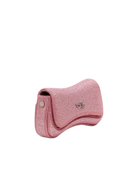Torebka crossbody Diesel różowa