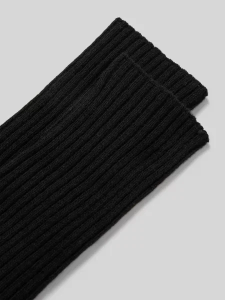 Skarpety z wyhaftowanym logo model ‘COSY’ Falke czarne