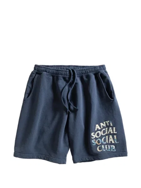 Pantaloni scurți Anti Social Social Club albastru