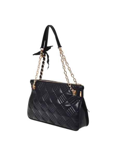Torebka Love Moschino skórzana czarna