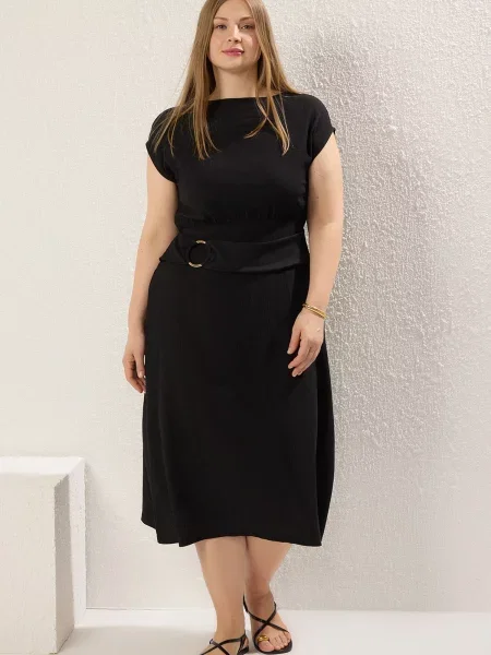 Trendyol Curve Šaty černá