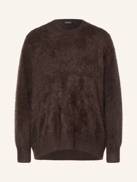 S Max Mara Kašmírový Svetr Chicca tmavě hnědá