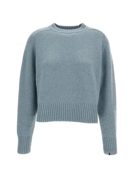 Pulover Extreme Cashmere din cașmir cu decolteu rotund albastru
