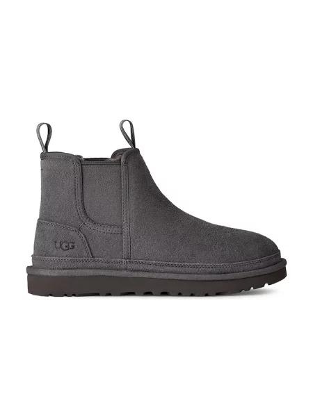 UGG ghete scurte pentru bărbați din piele întoarsă M Neumel Chelsea gri