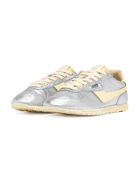 Sneakersy Autry skórzane szare