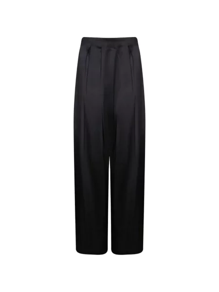 Pantaloni Danamé din satin negru