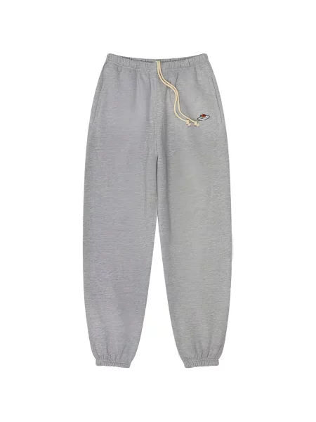 Pantaloni Hommegirls alergare cu autograf cu cordon gri