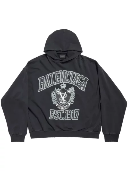 Hanorac cu glugă Balenciaga cu imagine