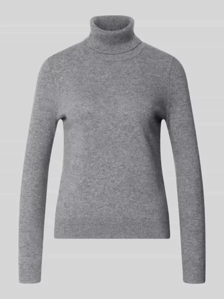 Sweter z golfem o kroju regular fit z czystego kaszmiru Christian Berg Woman