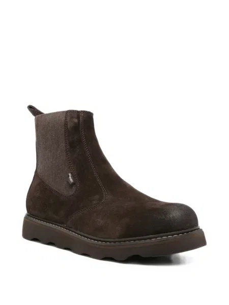 Botine Blauer din piele de căprioară maro