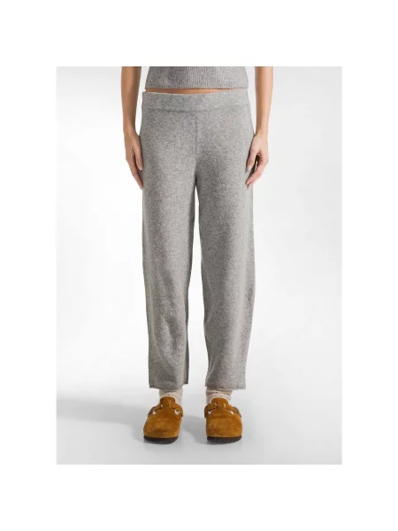 Pantaloni Deha tricotate gri