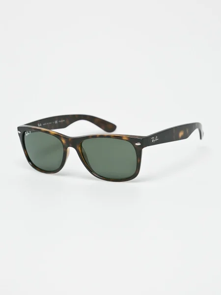Okulary przeciwsłoneczne Ray-Ban New Wayfarer Classic tortoise/green polarized brązowe